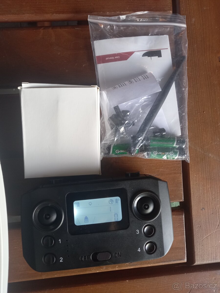 Zavážecí lodička, lodka na ryby D19, 12000mah - 8