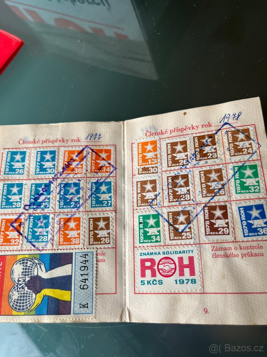 Sběratelský komplet – 138 členských průkazů ROH - 8