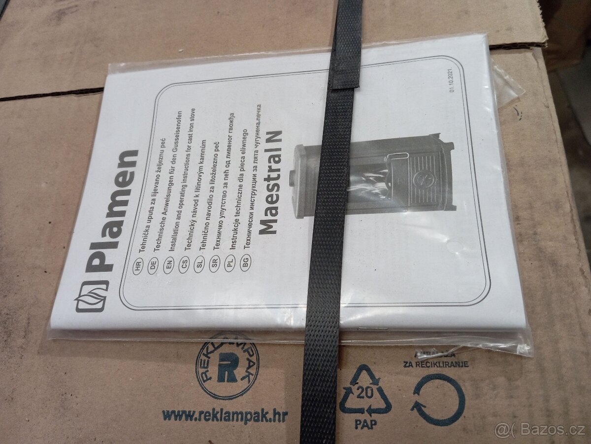 krbová kamna MAESTRAL - nová, nerozbalená - 8
