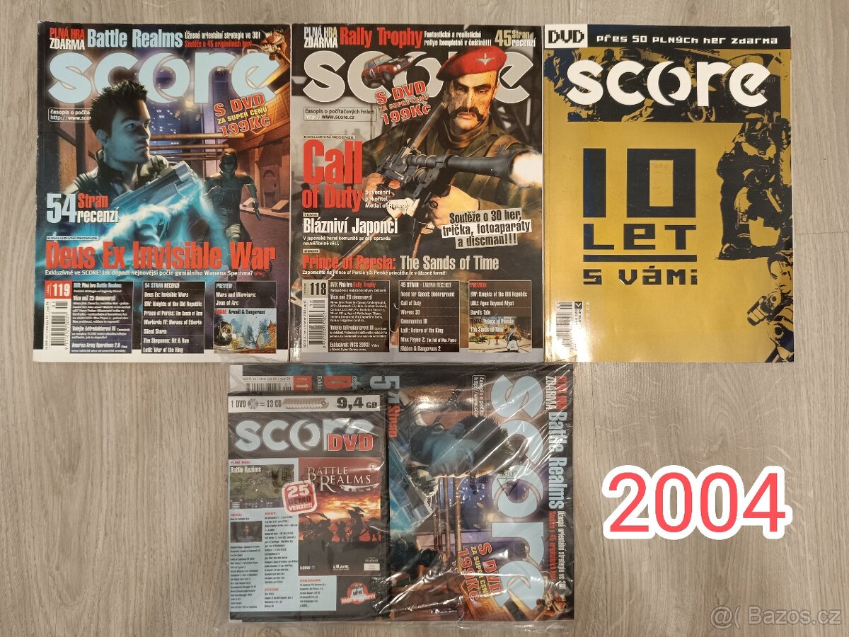 Časopis LEVEL a SCORE 1998 - 2004 - 8