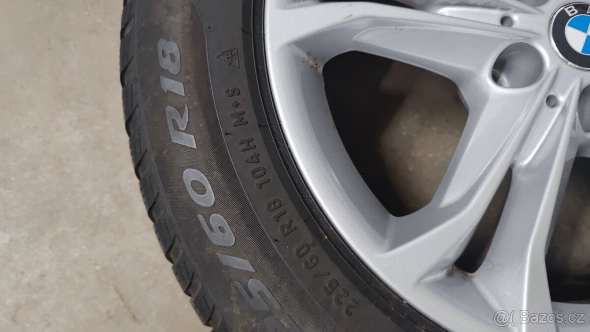 Alu kola BMW 5x112 18" X3 X4 zima 225/60/18 - 8