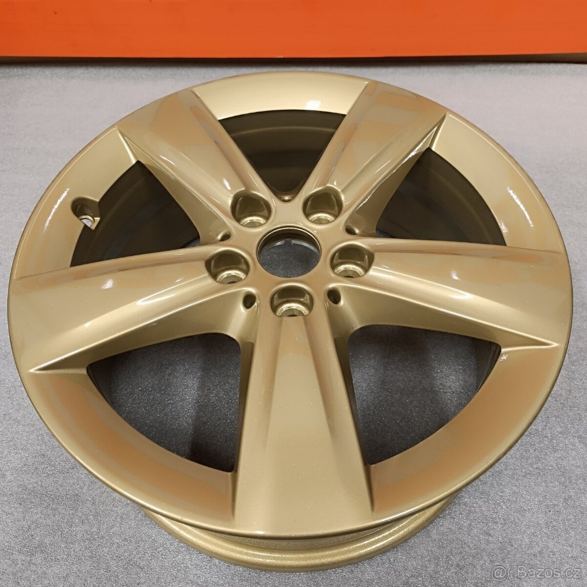 Alu kola BMW 7,5Jx17'' , 5x112 , ET54 TOP zlatá... - 8