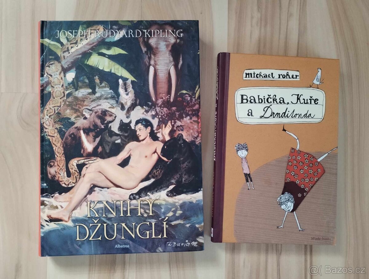 Školní batoh, školní potřeby, knihy, lahve, časopisy - 8