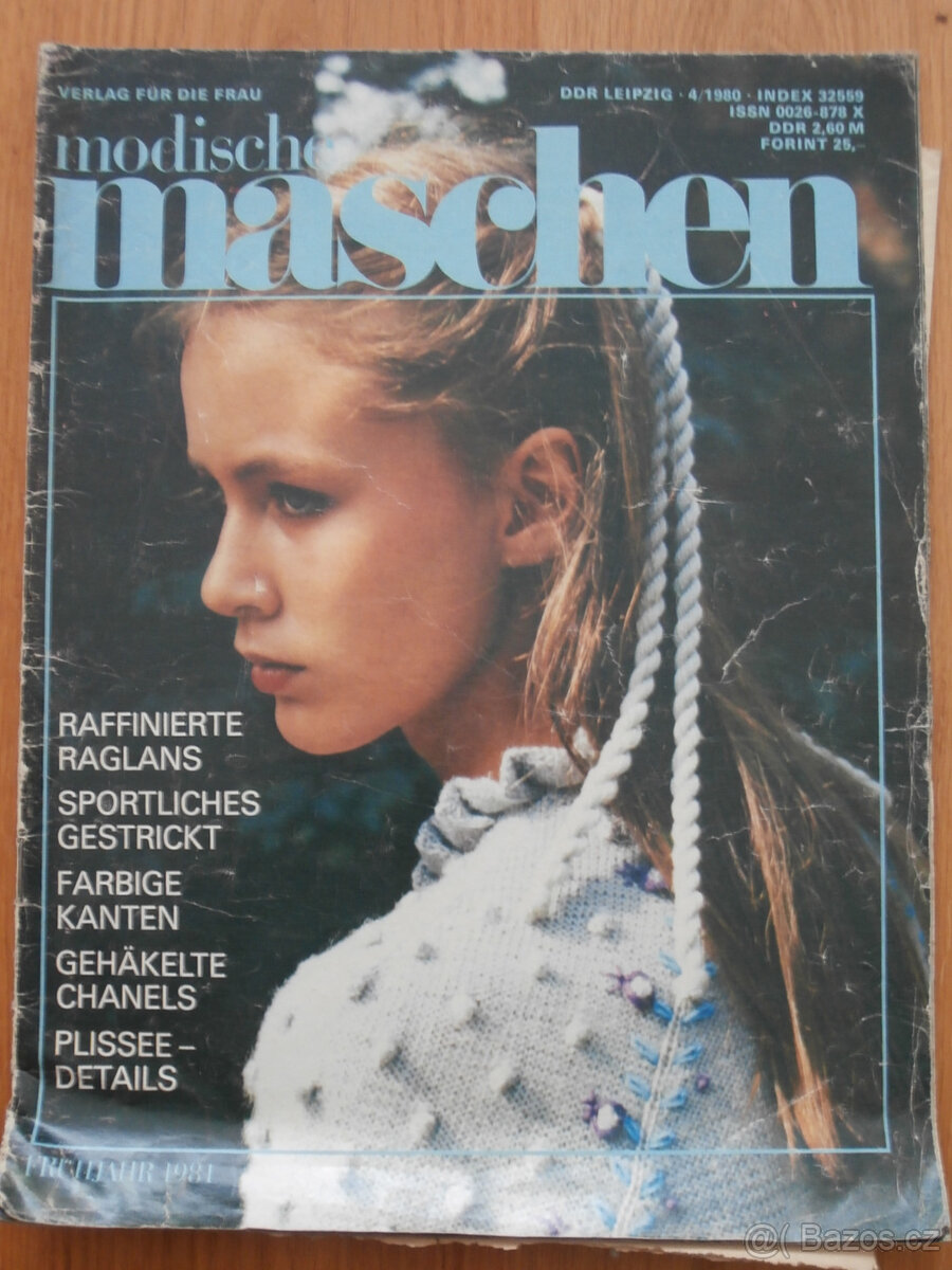 11 x německý módní časopis MODISCHE MASCHEN. 1976 - 1981 - 8