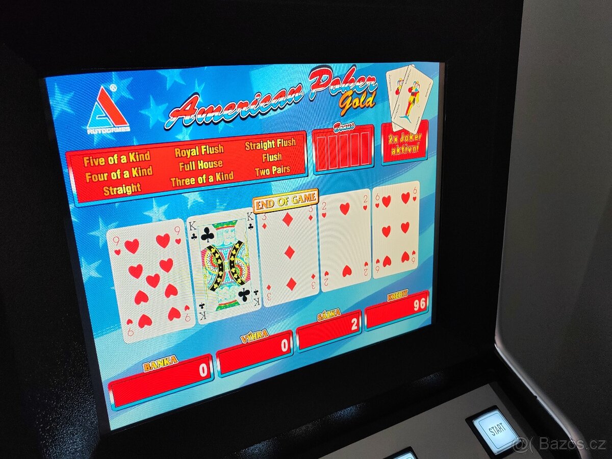 Herní automat Videogames-Autogames 8 her+ klíče - 8