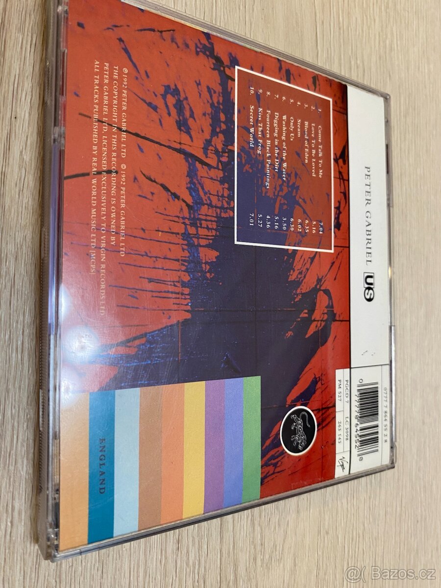 PETER GABRIEL: US, 1992, 1.Press. JEWEL CASE - 8