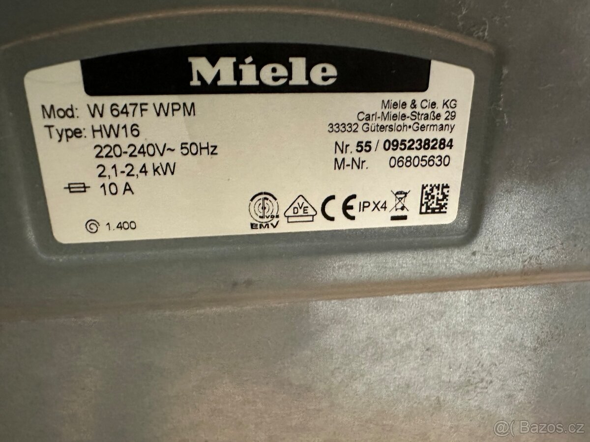 Pračka Miele (286) - 8