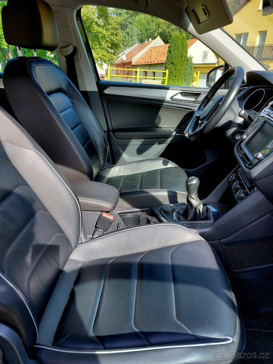 VW TIGUAN 2.0TSI 4x4 132kw 2017, man., tažné, kůže, TOP STAV - 8
