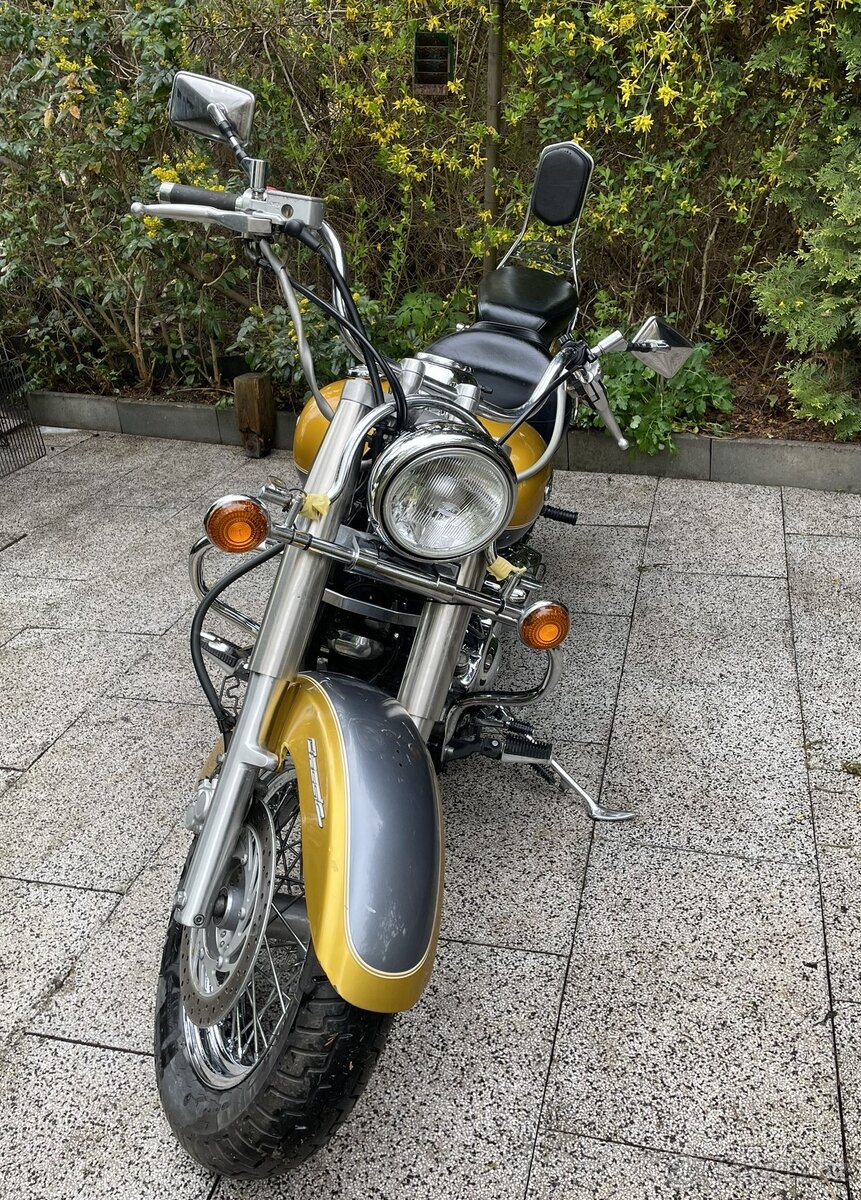 Yamaha DragStar 650 – 2002 -krásná klasika s nízkým nájezdem - 8