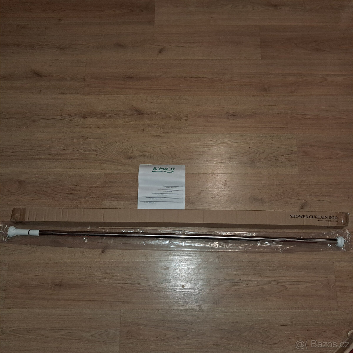 Teleskopická tyč na sprchový závěs 50 - 80 cm - 8