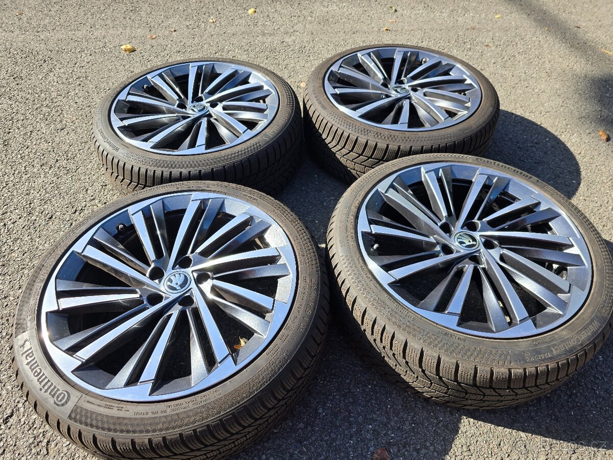 Originální zimní sada kol Škoda Superb VERITATE R19, TPMS - 8