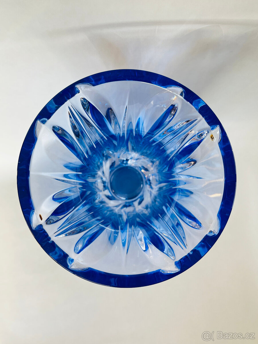 Nová křišťálová váza 28.5 cm, Bohemia Treasury 3.2kg - 8