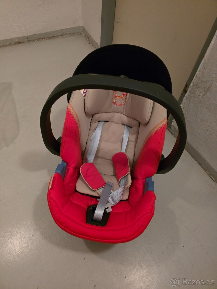 Cybex Priam Rosegold Lux Carry Cot Autumn Gold - 8