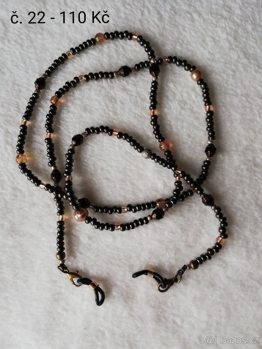 Korálky na roušky a brýle - 8