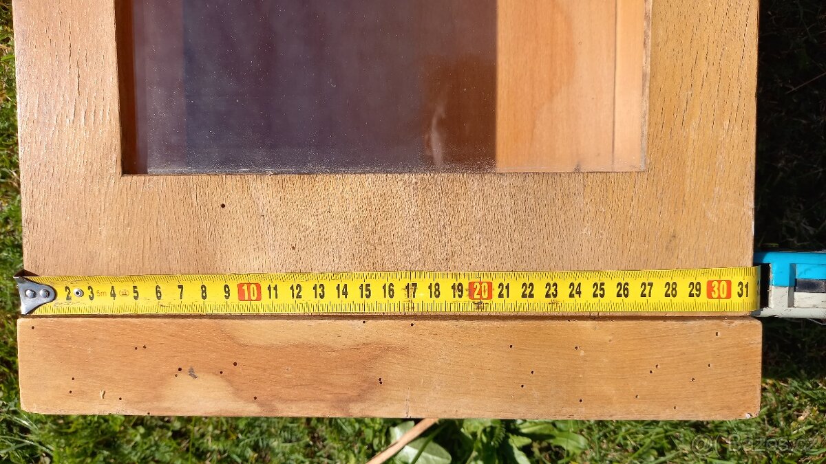 Dřevěná prosklená bedna na hodiny - 8