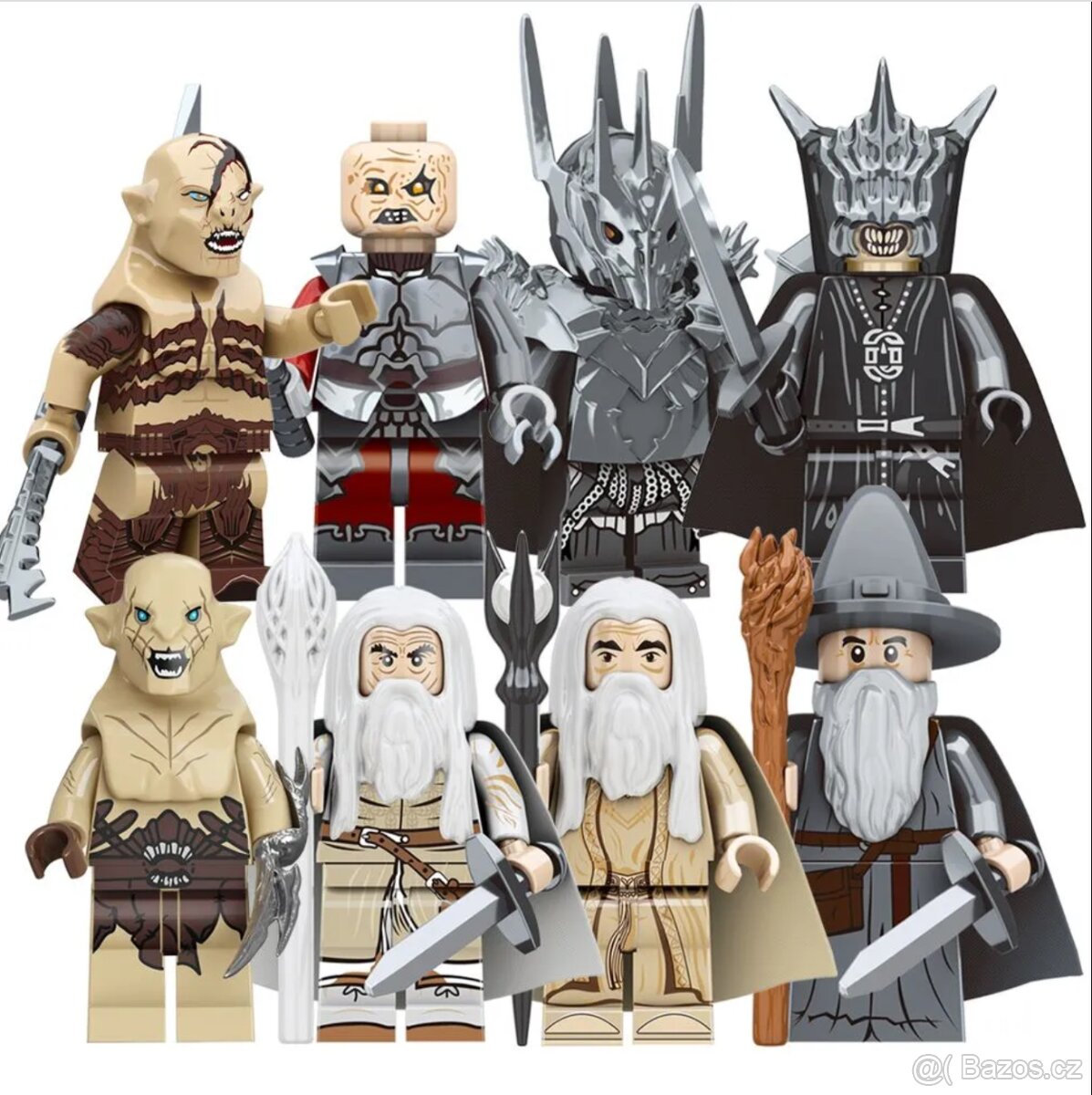 Figúrky pán prsteňov 3 (8ks) - typ lego, nové - 8