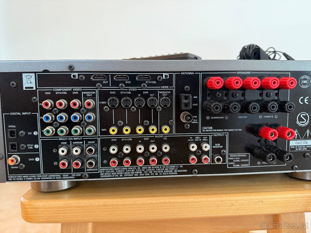 Prodám 5.1 receiver Yamaha RX-V461 - 8