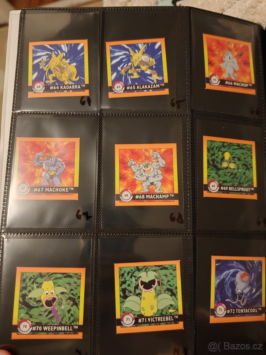 Pokémon album stickers - 8