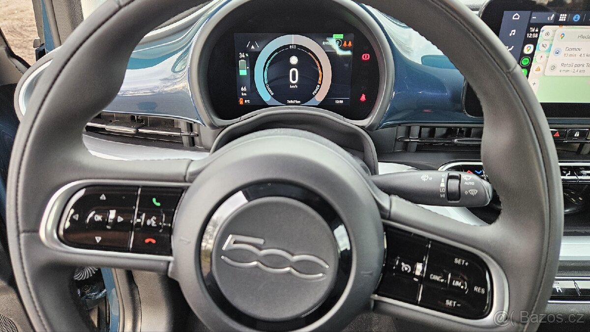 Fiat 500E Cabrio 87kW 42Ah bat Oceano - 8