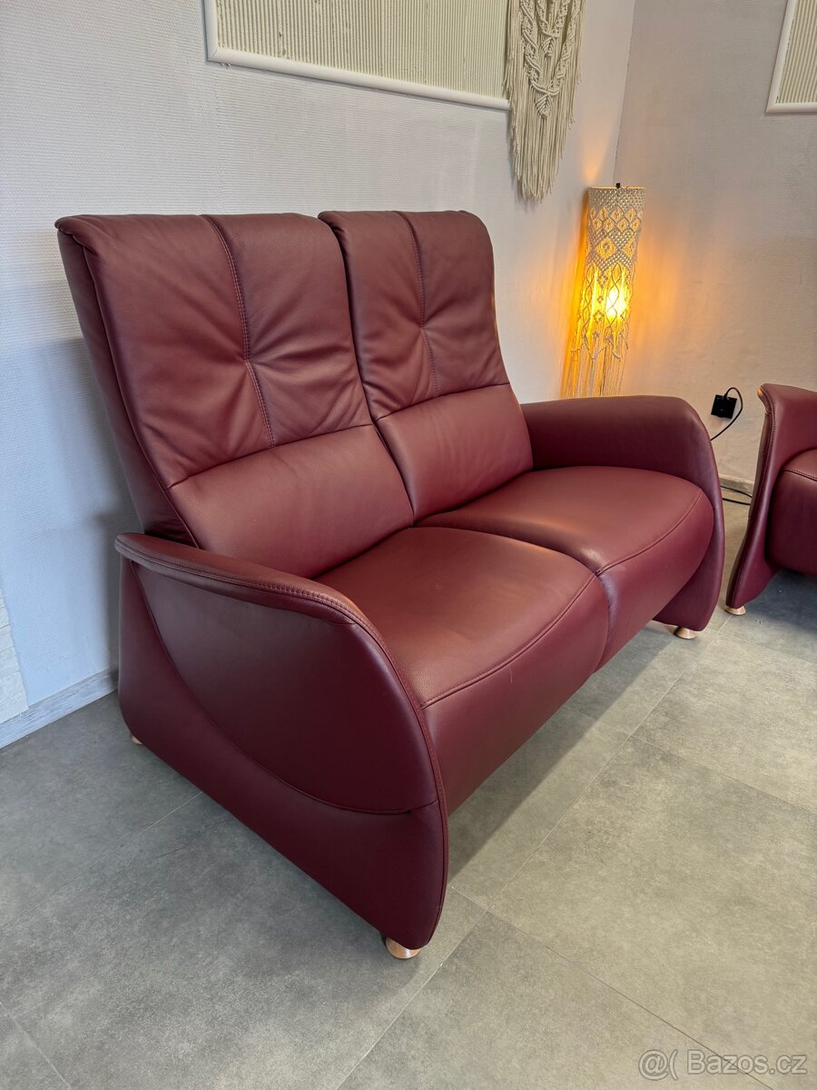 Kožená sedací souprava 3+2+1 Himolla - 8