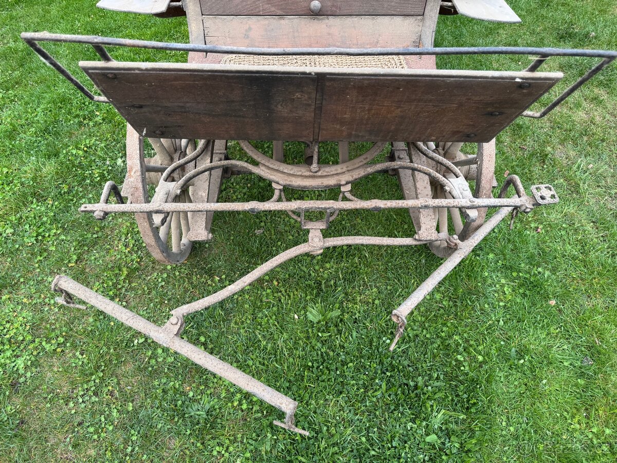 Kočár, bryčka, vůz za koně - 8