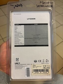 Teploměr bezkontaktní infračervený UT300S UNI-T - 8