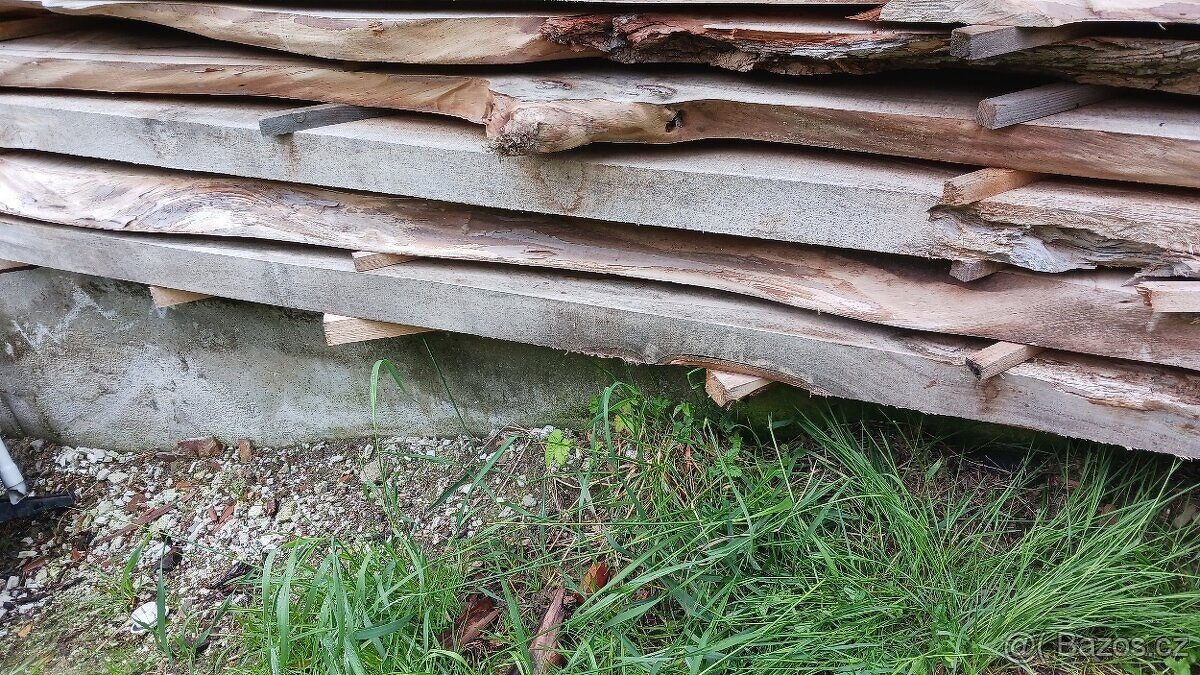 Jilmové suché fošny, sušeno 5,5 roku - 8
