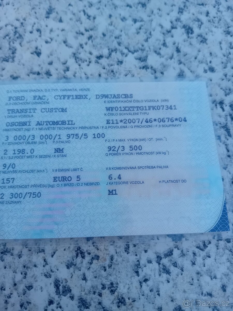 FORD TRANSIT CUSTOM MINIBUS - 2016 - 2.2 Tdci - 8