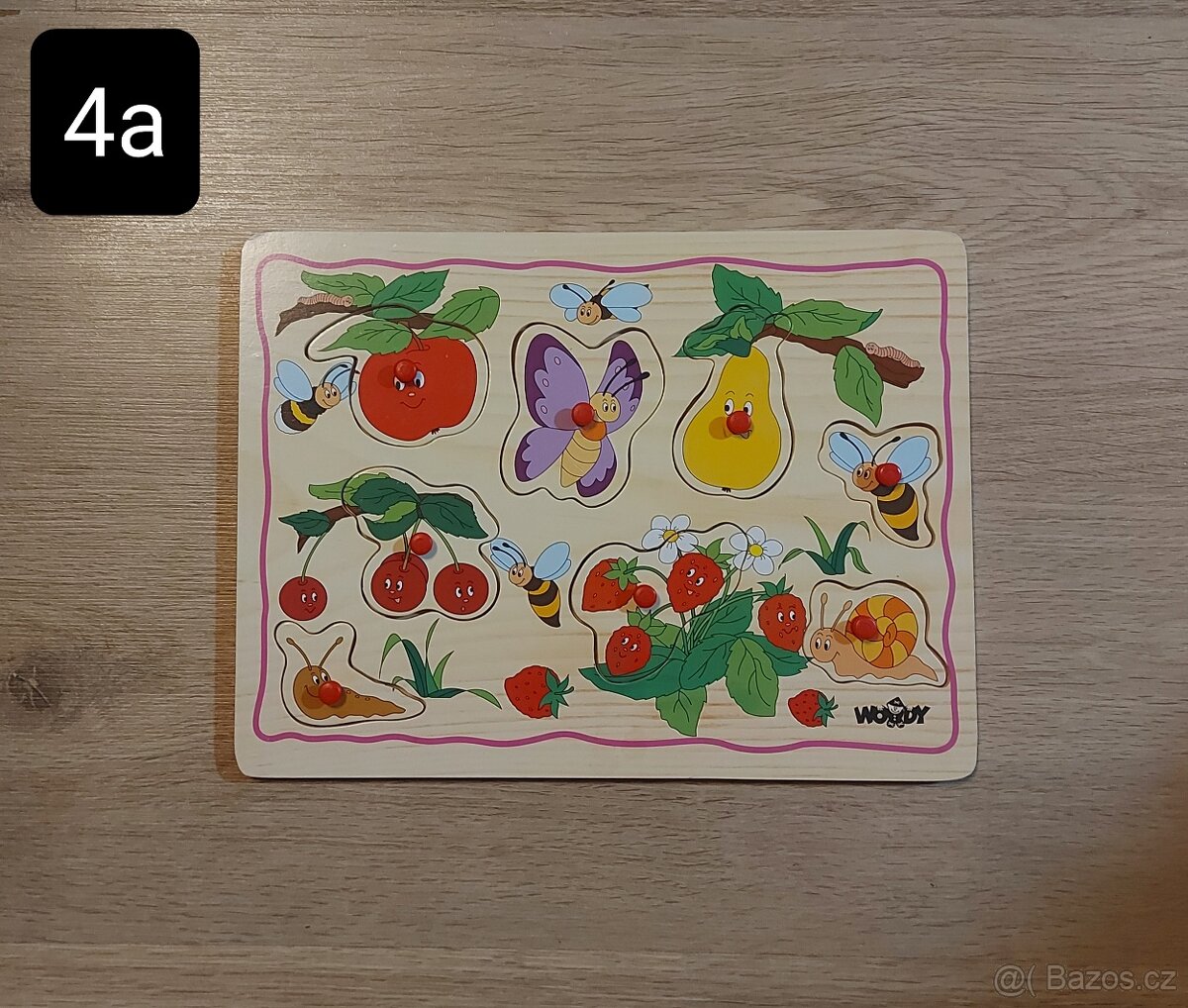 Vkládačka stavebnice dřevěná - 8