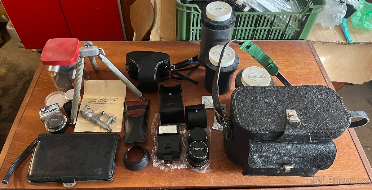 Zrcadlovka CANON A1 včetně příslušenství - 8