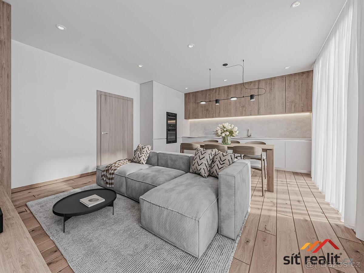 Prodej novostavby 4+kk, 107 m2, Praha 9 - Jahodnice, 2 parko - 8