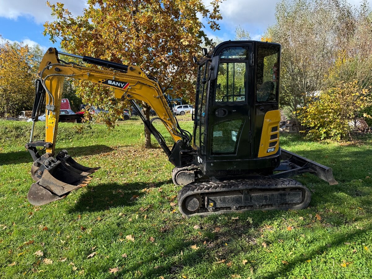 Sany sy26 Minibagr 2.8T + 3x lžíce - 8