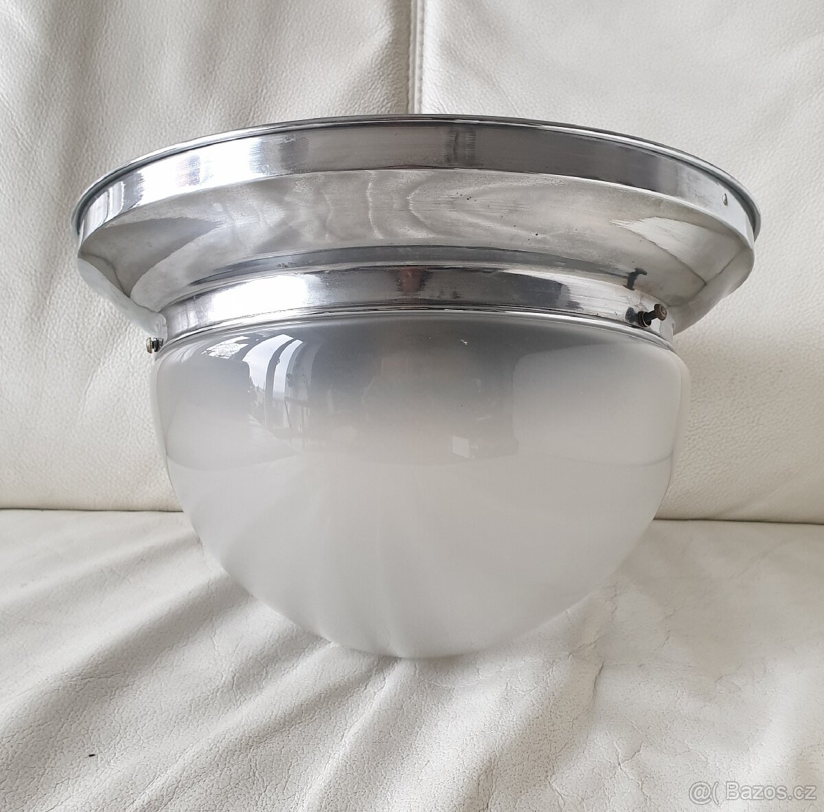 Starožitná stropnice funkcionalismus chrom - 8