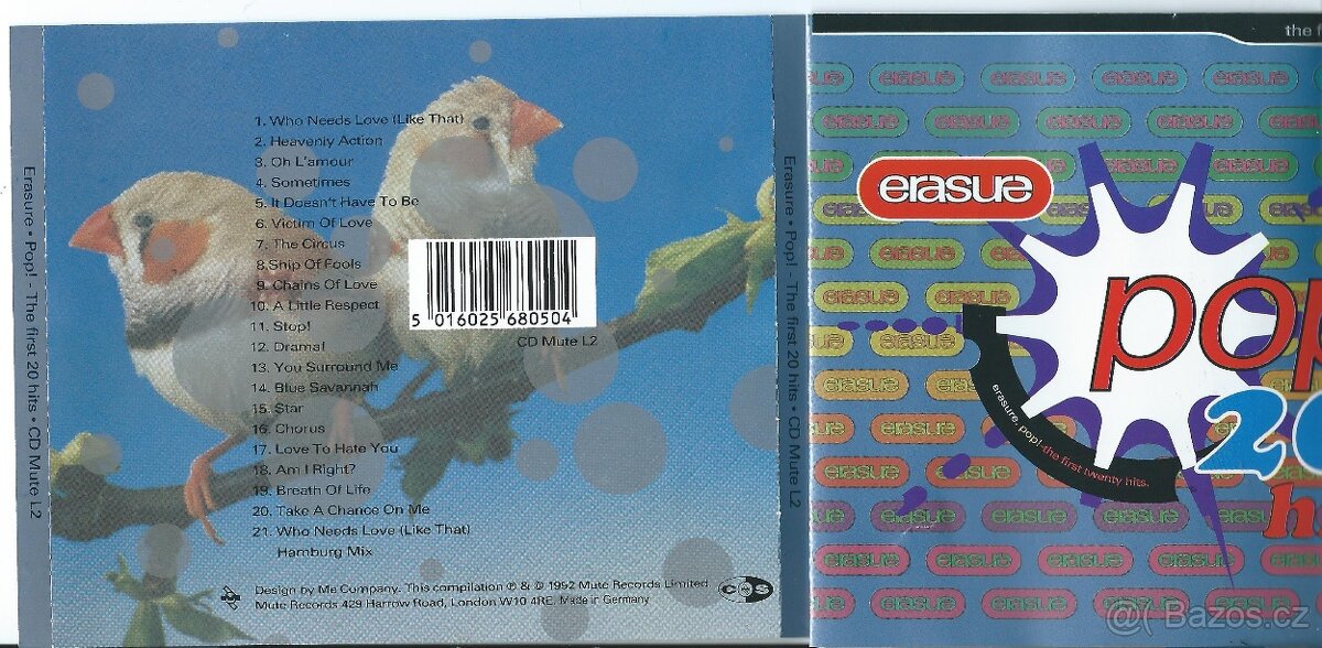 CD-PRODÁM VĚTŠÍ MNOŽSTVÍ ORIGINÁL CD 02/13 - 8