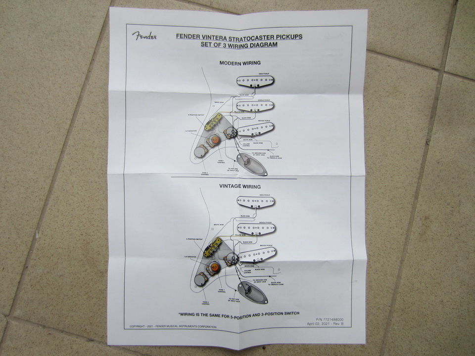 Snímače Fender Vintera ‘60’s Vintage Strat - 8