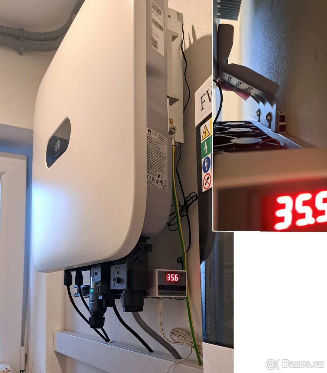 Aktivní chlazení pro měniče Solax, Dražice, Growatt, Huawei - 8