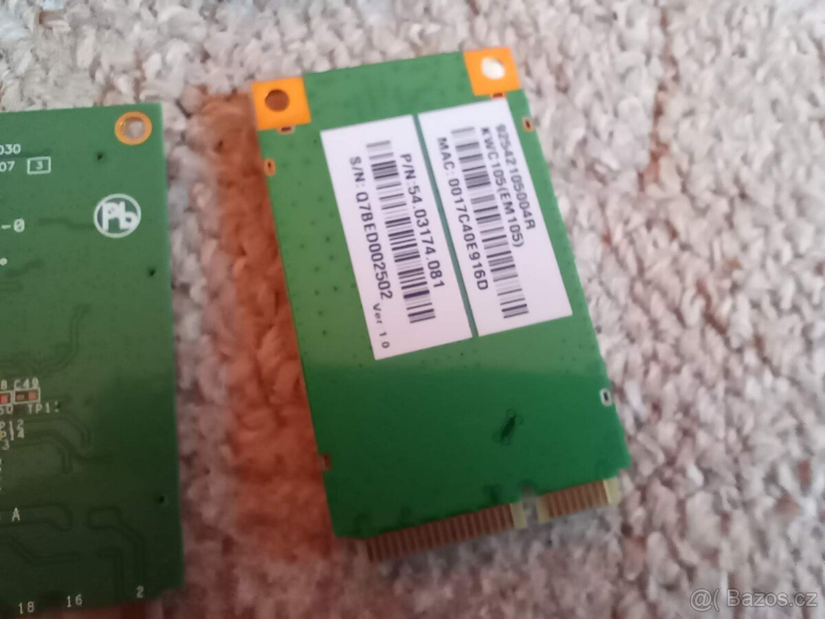 WIFI Karta Mini PCI-E a PCI-E Half , více kusů - 8