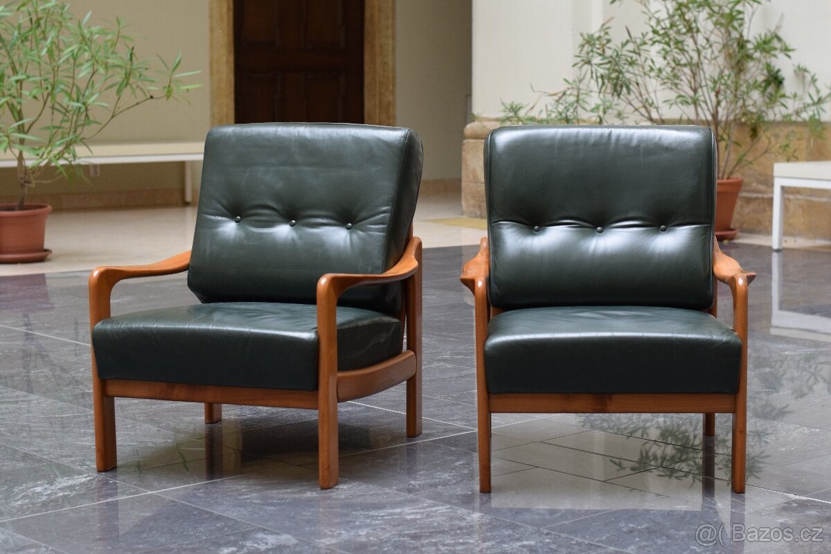 Danské křesla z masivního teaku - 8