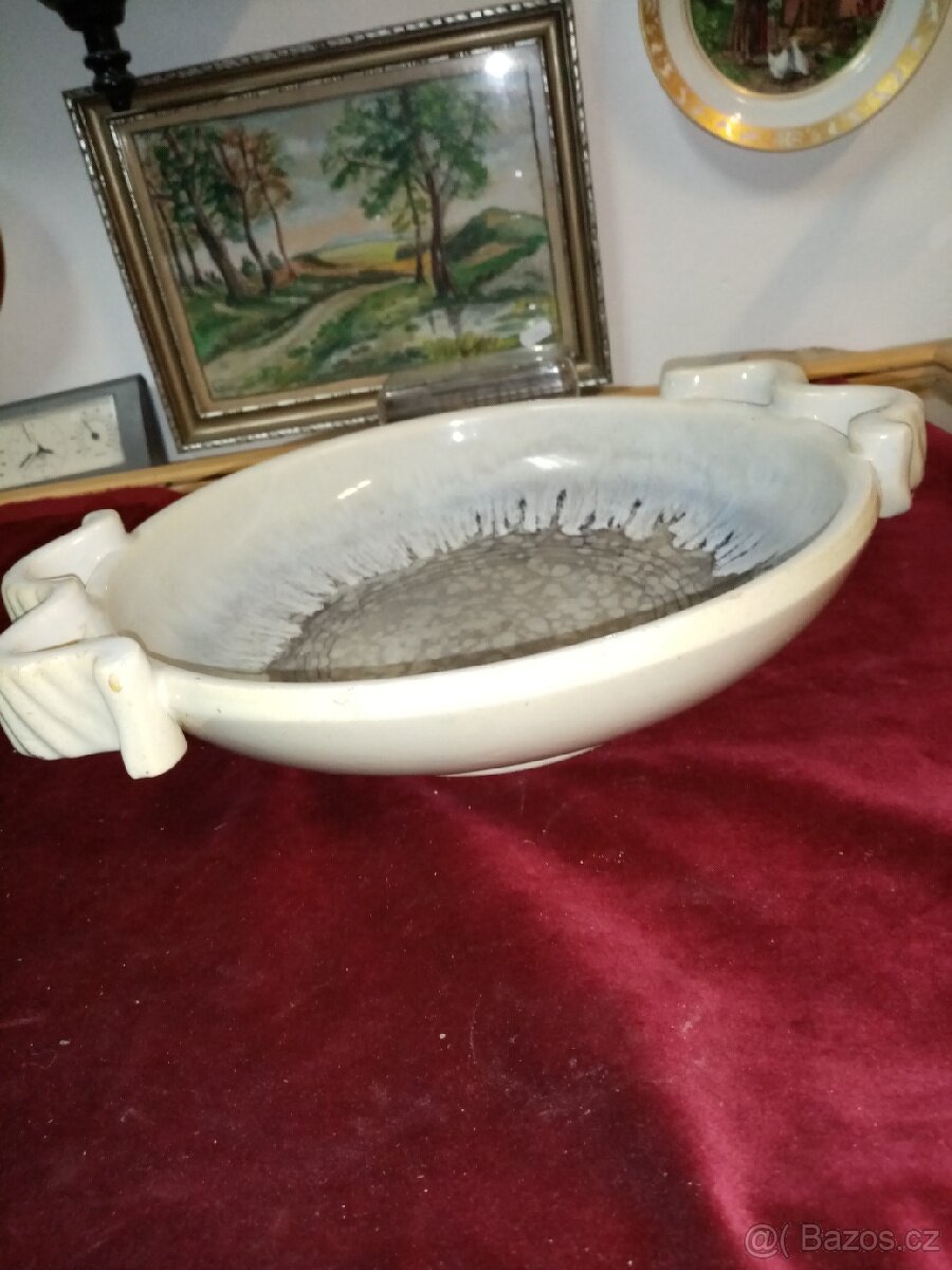 Starožitná mísa kamenina - 8