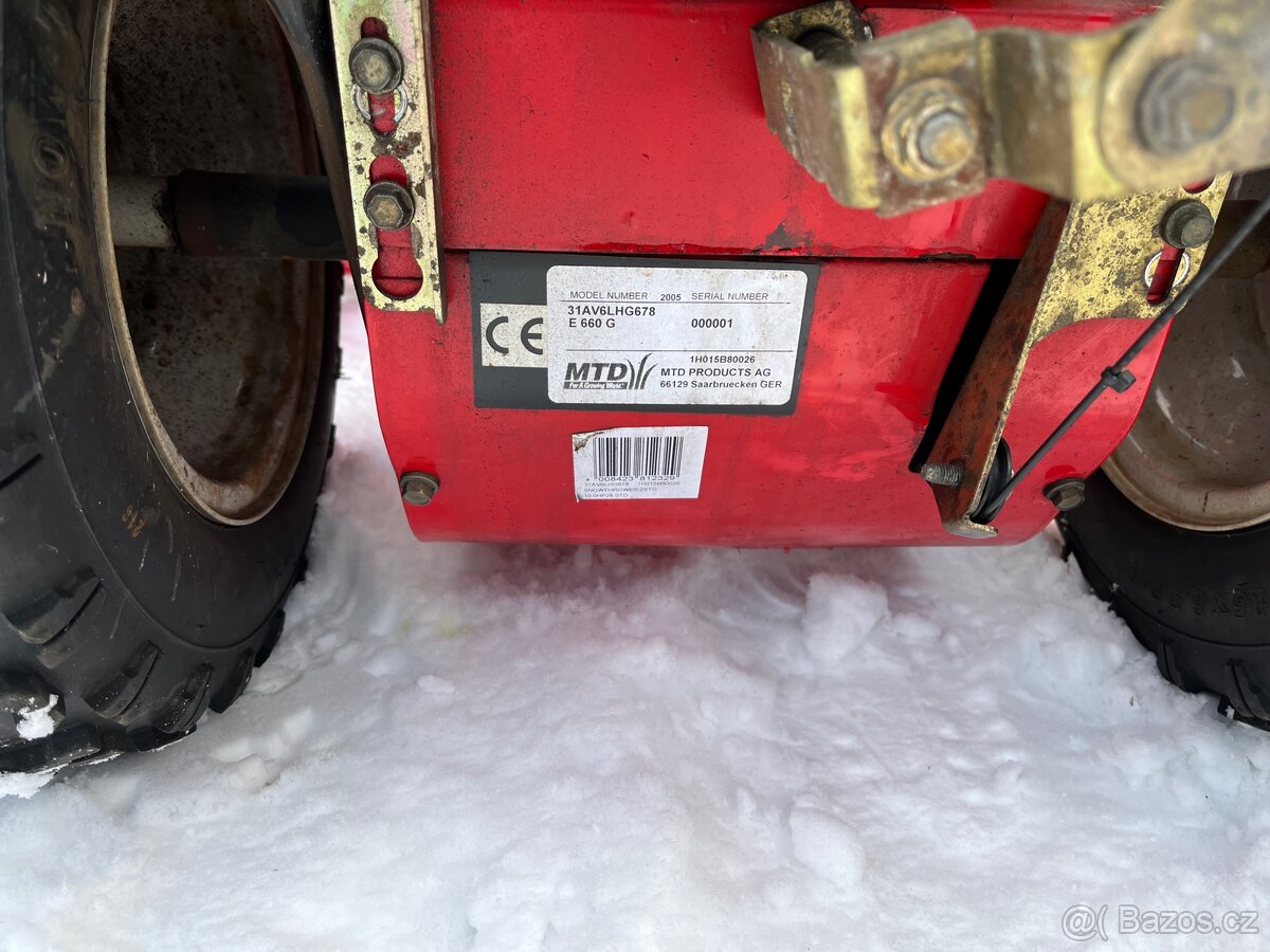 Sněhová fréza MTD E 660 G, 10,5 HP - 8