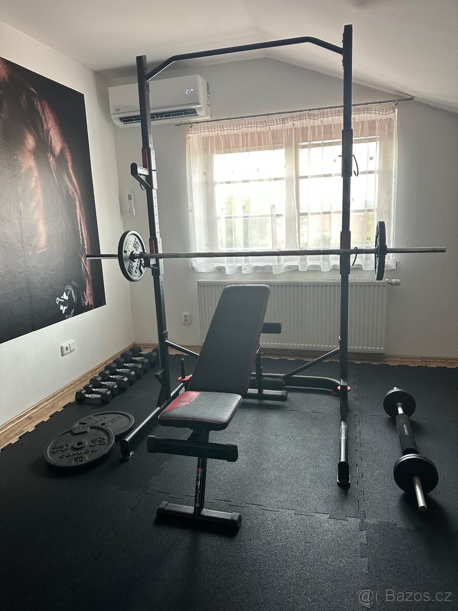 Posilovací věž Rack 500 + lavice a příslušenství - 8