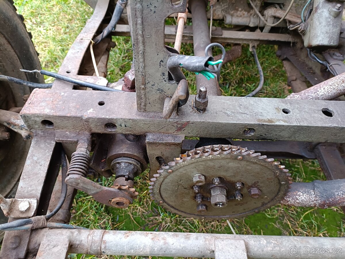 traktor traktůrek malotraktor korba předválečný Opel - 8