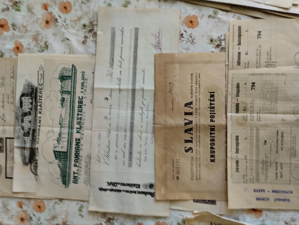 Různé staré písemnosti - 8