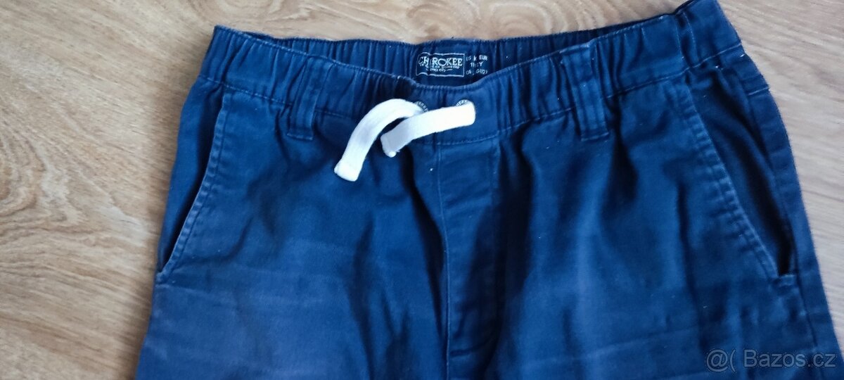 Chlapecké kalhoty a kraťase vel 152,158, - 8