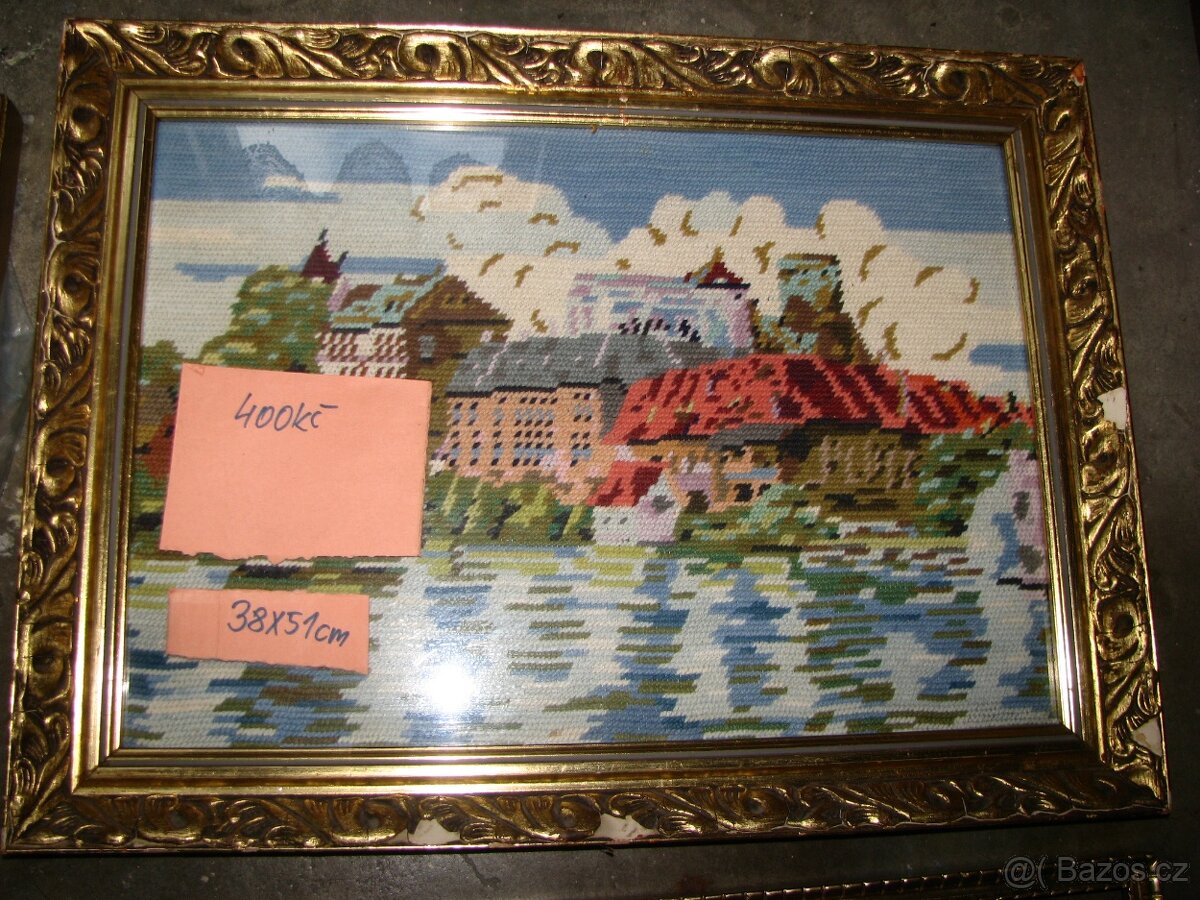 staré rámy z obrazů, rám na obraz - 8