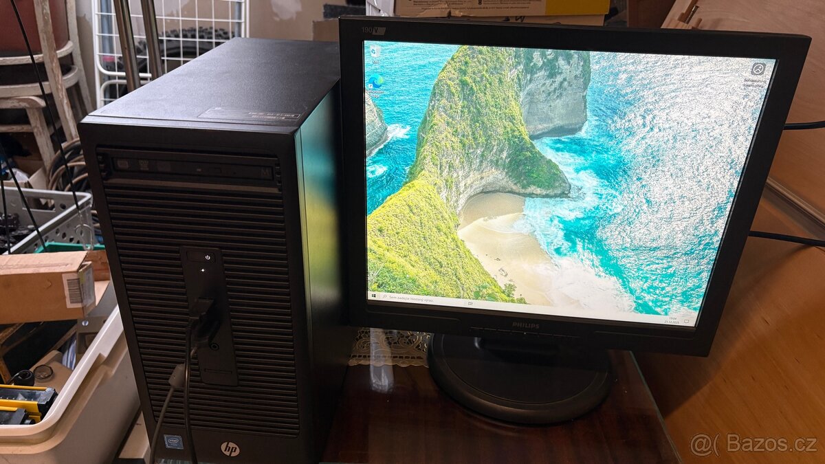 HP 280 G2 MT Business PC 8GB 500GB + Monitor Philips - 8