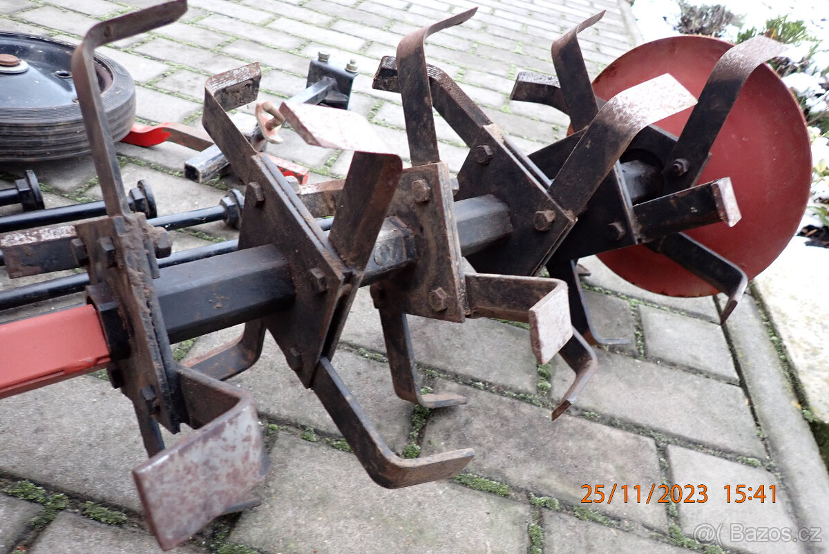 vari - rotavátor 120 cm + vodící kolo + brzd. radlička - 8