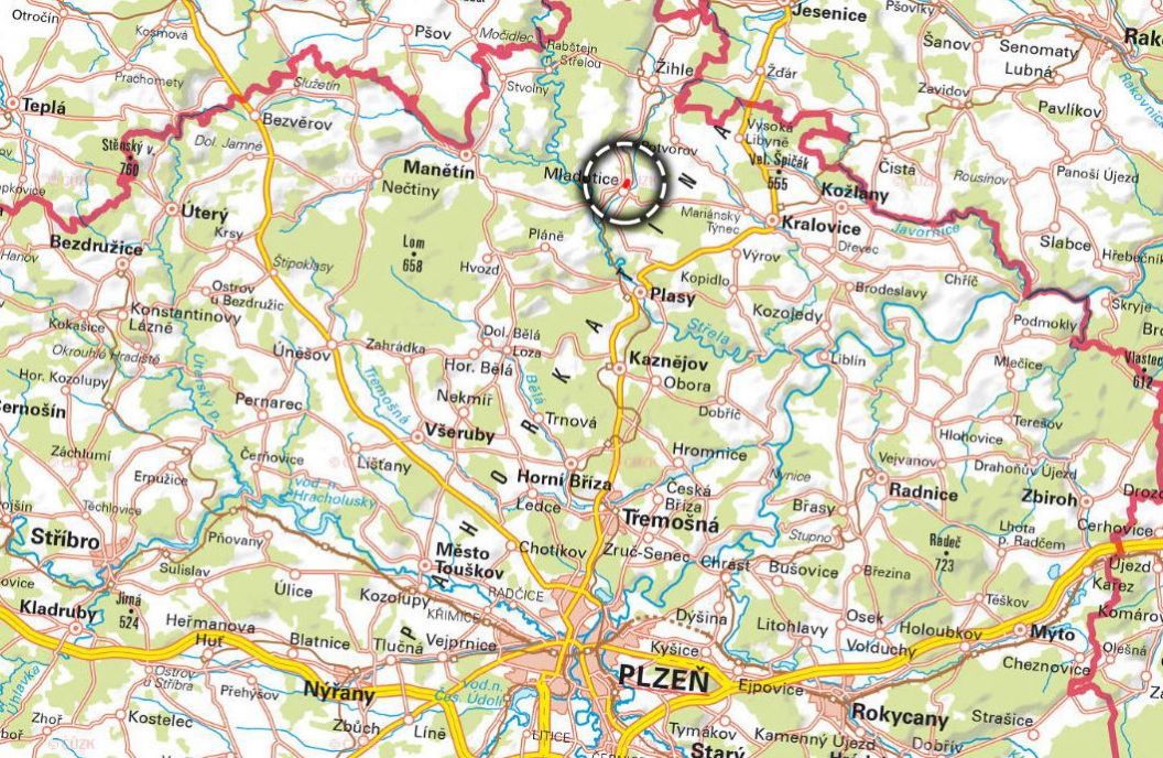 Pozemek, bydlení, prodej, Mladotice, Plzeň sever - 8