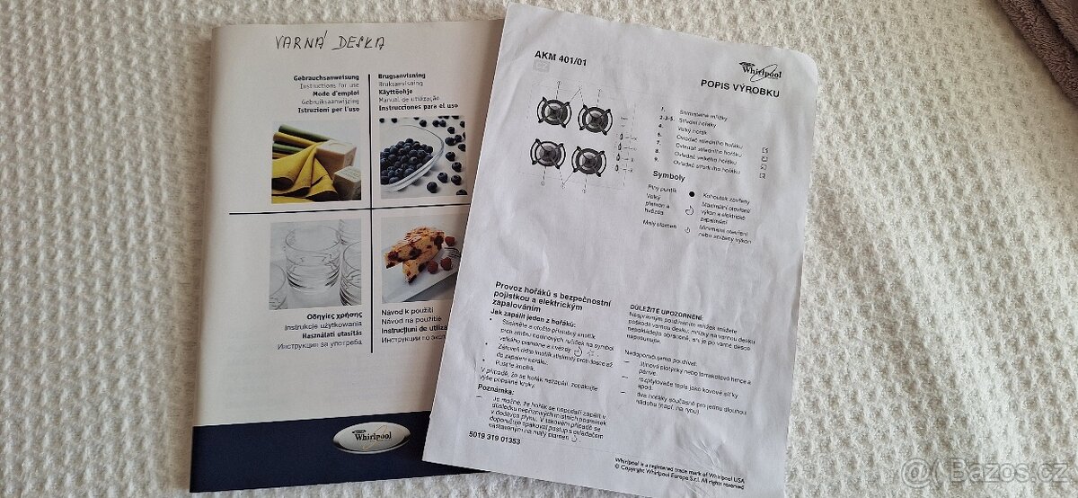 Plynová varná deska Whirlpool - 8