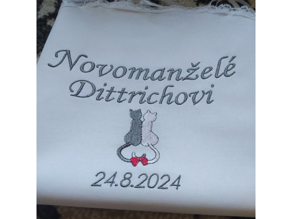 Vyšívaný svatební bryndák - 8